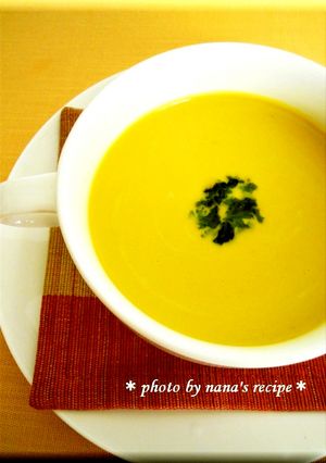 ひんやり★かぼちゃの冷製豆乳ポタージュ-レシピのメイン写真