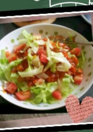 ミートソースでタコライス-レシピのメイン写真