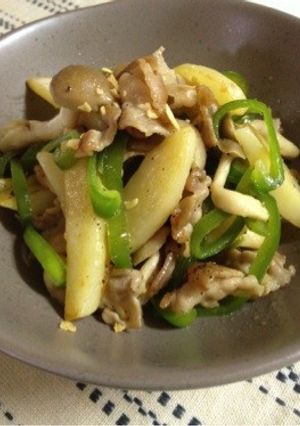 豚肉とジャガイモの炒め物-レシピのメイン写真