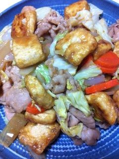 豚と豆腐の生姜焼き-レシピのメイン写真