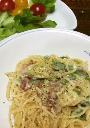 カルボナーラ-レシピのメイン写真