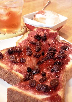 食パンアレンジ・ミックスジャム＆レーズン-レシピのメイン写真