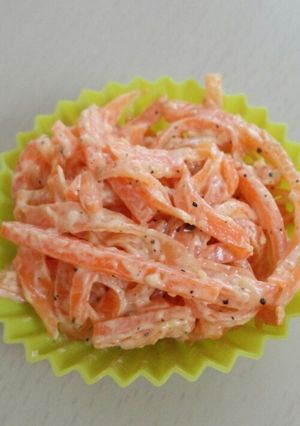 お弁当に☆にんじんのマヨチーズ和え-レシピのメイン写真