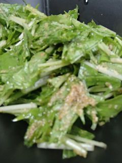 水菜のナムル-レシピのメイン写真