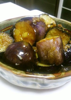 ゴロゴロ茄子の揚げ煮☆-レシピのメイン写真