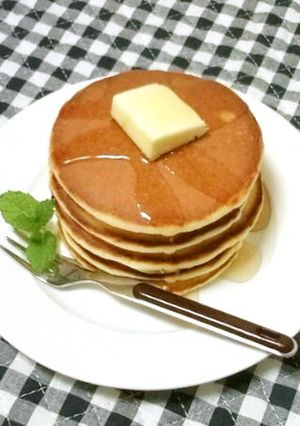 ホットケーキmix不要パンケーキ-レシピのメイン写真