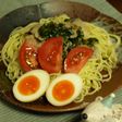 暑いから 豚&にらのっけ麺