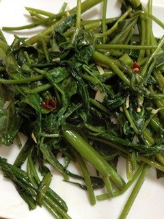 空芯菜のペペロンチーノ-レシピのメイン写真