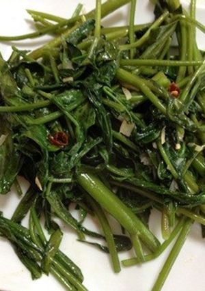 空芯菜のペペロンチーノ-レシピのメイン写真