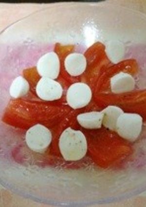 簡単！トマトサラダ-レシピのメイン写真