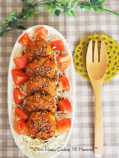 シャキッとふわっ♪カレーマヨチーズつくね-レシピのメイン写真