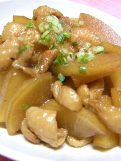 お弁当にも❤鶏皮と大根の煮物❤-レシピのメイン写真