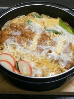 ボリューム満点♪カツとじうどん♪♪-レシピのメイン写真