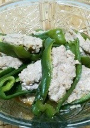 我が家のピーマンの肉詰め-レシピのメイン写真