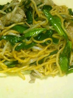 ニラもやし豚ばら☆オイスター焼きそば♪-レシピのメイン写真