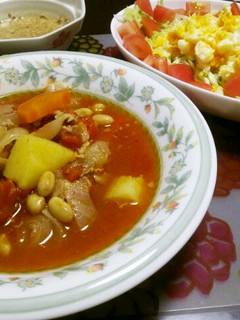 我が家のポークビーンズ-レシピのメイン写真