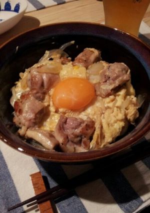 月見親子丼-レシピのメイン写真