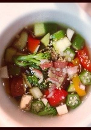 ルクルーゼde夏野菜スープ-レシピのメイン写真
