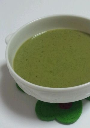簡単☆ホウレン草とトマトの冷たいスープ-レシピのメイン写真
