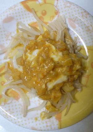 もやしのとろとろ卵あんかけ-レシピのメイン写真