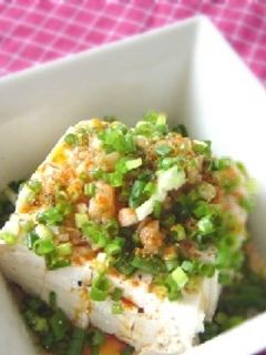 夏の簡単おつまみ 中華風冷やっこ-レシピのメイン写真
