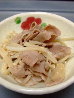 豚肉とえのき茸の簡単煮もの-レシピのメイン写真