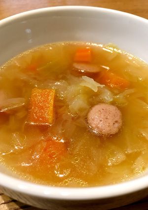 簡単♪野菜たっぷりコンソメスープ-レシピのメイン写真