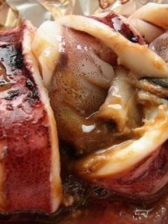 肝ソースが美味しい☆イカのポンポン焼き-レシピのメイン写真