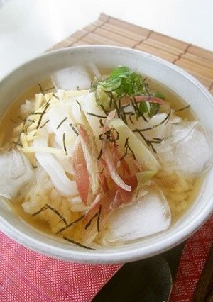香味野菜とするめイカの冷や汁ごはん-レシピのメイン写真