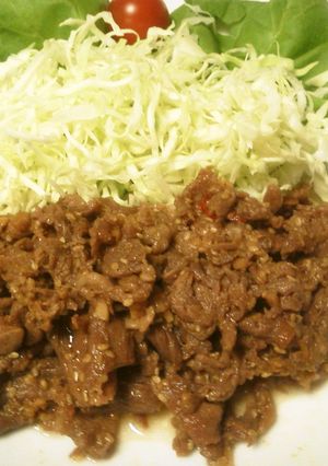 ☆牛肉の香味焼き☆-レシピのメイン写真