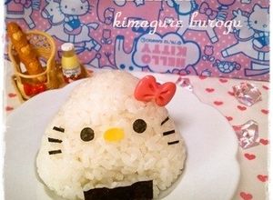 キャラ弁＊おにぎりdeキティちゃん♡-レシピのメイン写真