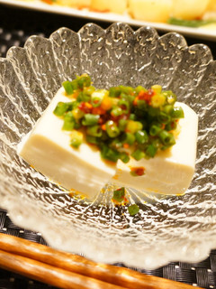 冷や奴の辛味ネギのせ-レシピのメイン写真
