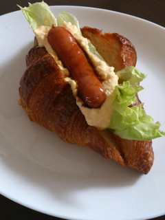 照り焼きクロワッサンサンド-レシピのメイン写真