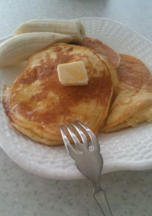 ふわふわクリームチーズパンケーキ-レシピのメイン写真