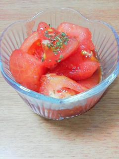 トマトのぽん酢あえ-レシピのメイン写真