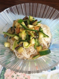 野菜たっぷり☆さっぱりそうめん-レシピのメイン写真