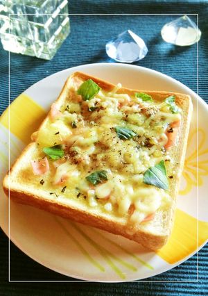 ロースハムのバジルカレートースト-レシピのメイン写真
