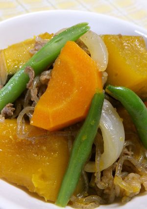 じゃがいもをかぼちゃで♪肉かぼちゃ-レシピのメイン写真