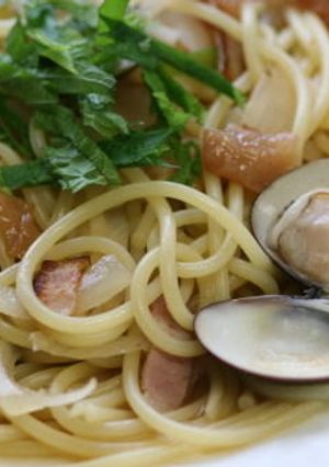あさりと梅茶のパスタ-レシピのメイン写真