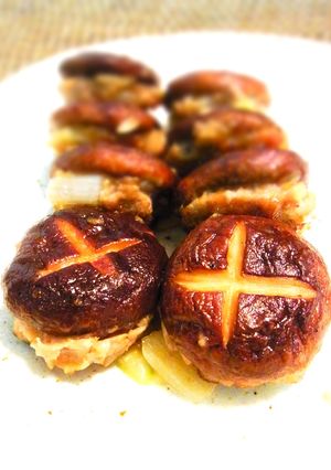 しょうが醤油で♪しいたけの肉詰め-レシピのメイン写真