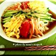 そうめんで★野菜たっぷり冷やし中華