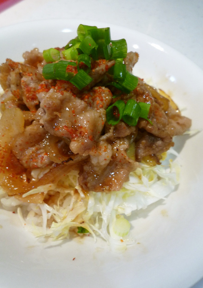 焼肉のたれで簡単♪甘辛豚丼-レシピのメイン写真