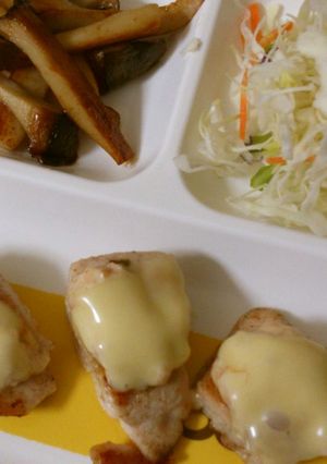 鶏むね肉の梅マヨチーズ-レシピのメイン写真