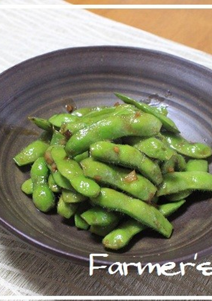 【農家のレシピ】枝豆のスタミナ炒め-レシピのメイン写真