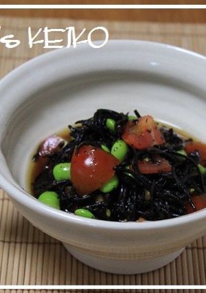 枝豆とトマトとヒジキのおひたし-レシピのメイン写真