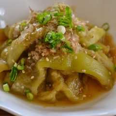 รูปของ レンジで蒸し茄子