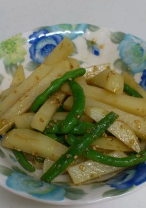 いんげんとじゃがいもの胡麻和え-レシピのメイン写真