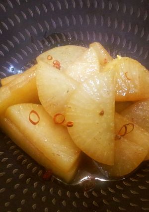リメイク！さんまの蒲焼汁大根煮✩-レシピのメイン写真