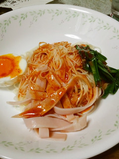 キムチの素de簡単ビビンそうめん!-レシピのメイン写真