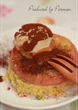プりんごパンcake-レシピのメイン写真